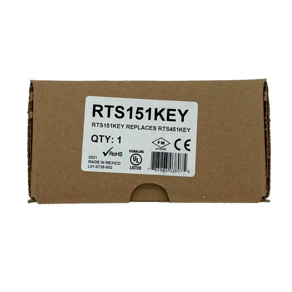 System Sensor RTS151KEY Remote Resting Station