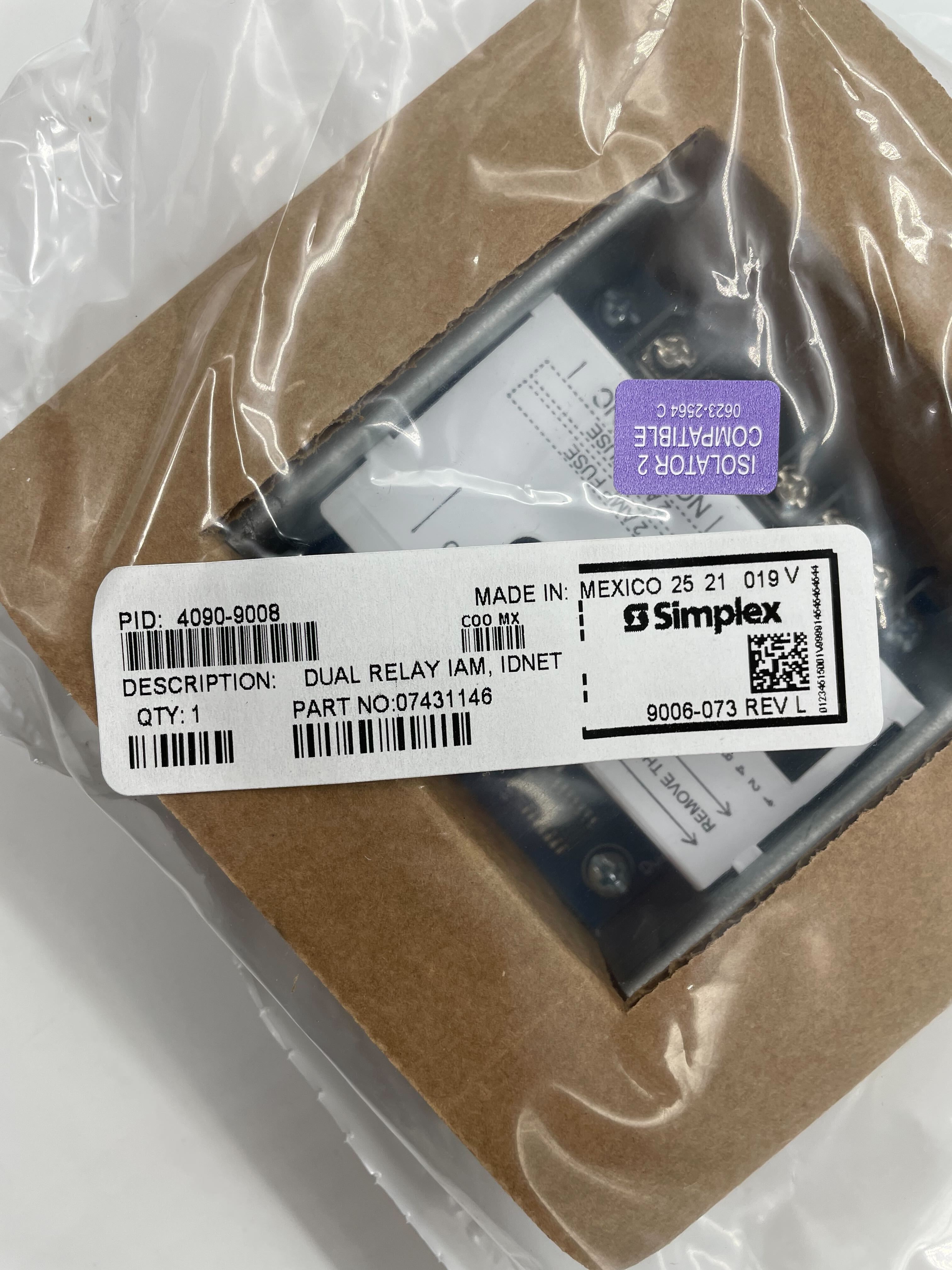 Simplex 4090-9008 Dual Relay IAM