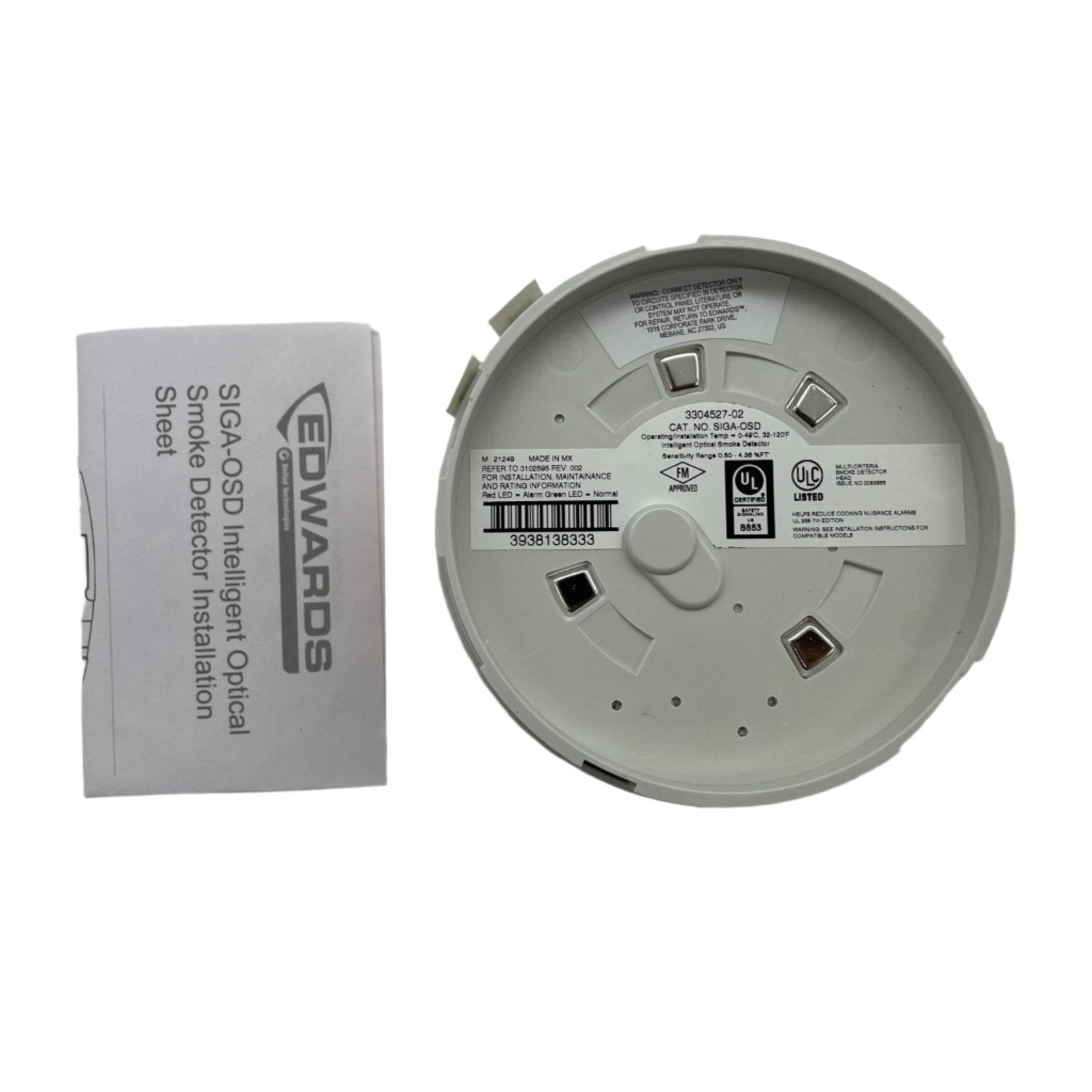 Edwards SIGA-OSD (Replaces SIGA-PD) - The Fire Alarm Supplier