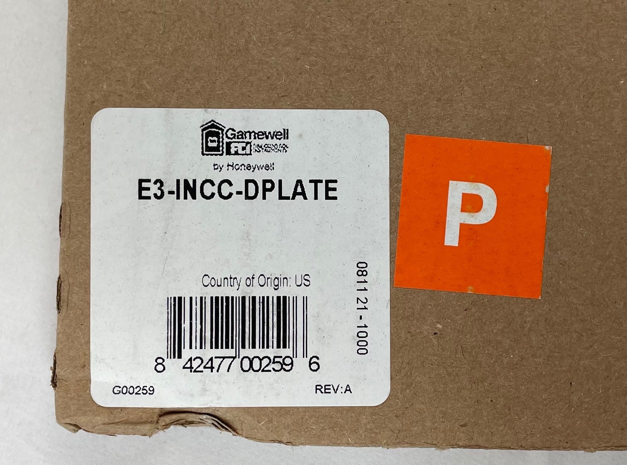 Gamewell-FCI E3-INCC-DPLATE - The Fire Alarm Supplier