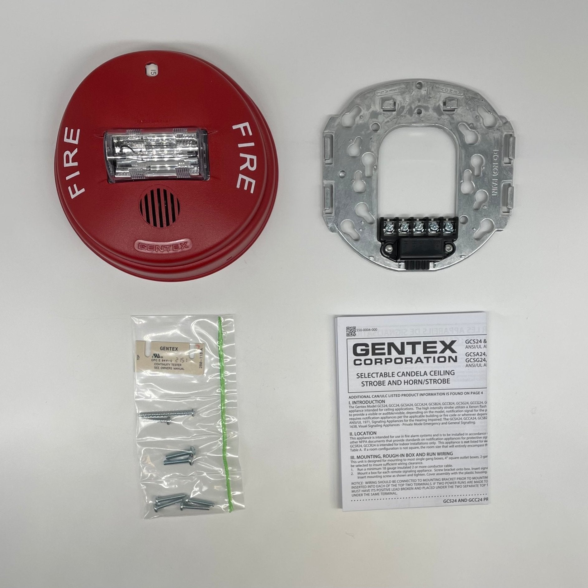 Gentex GCC24CR - The Fire Alarm Supplier