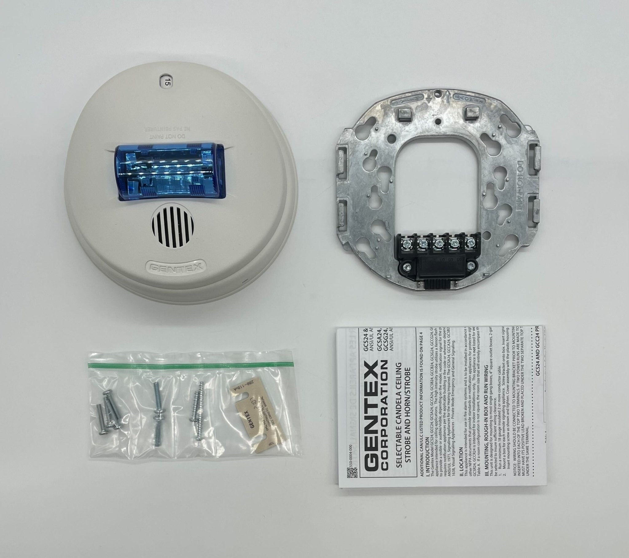 Gentex GCCB24PCW - The Fire Alarm Supplier