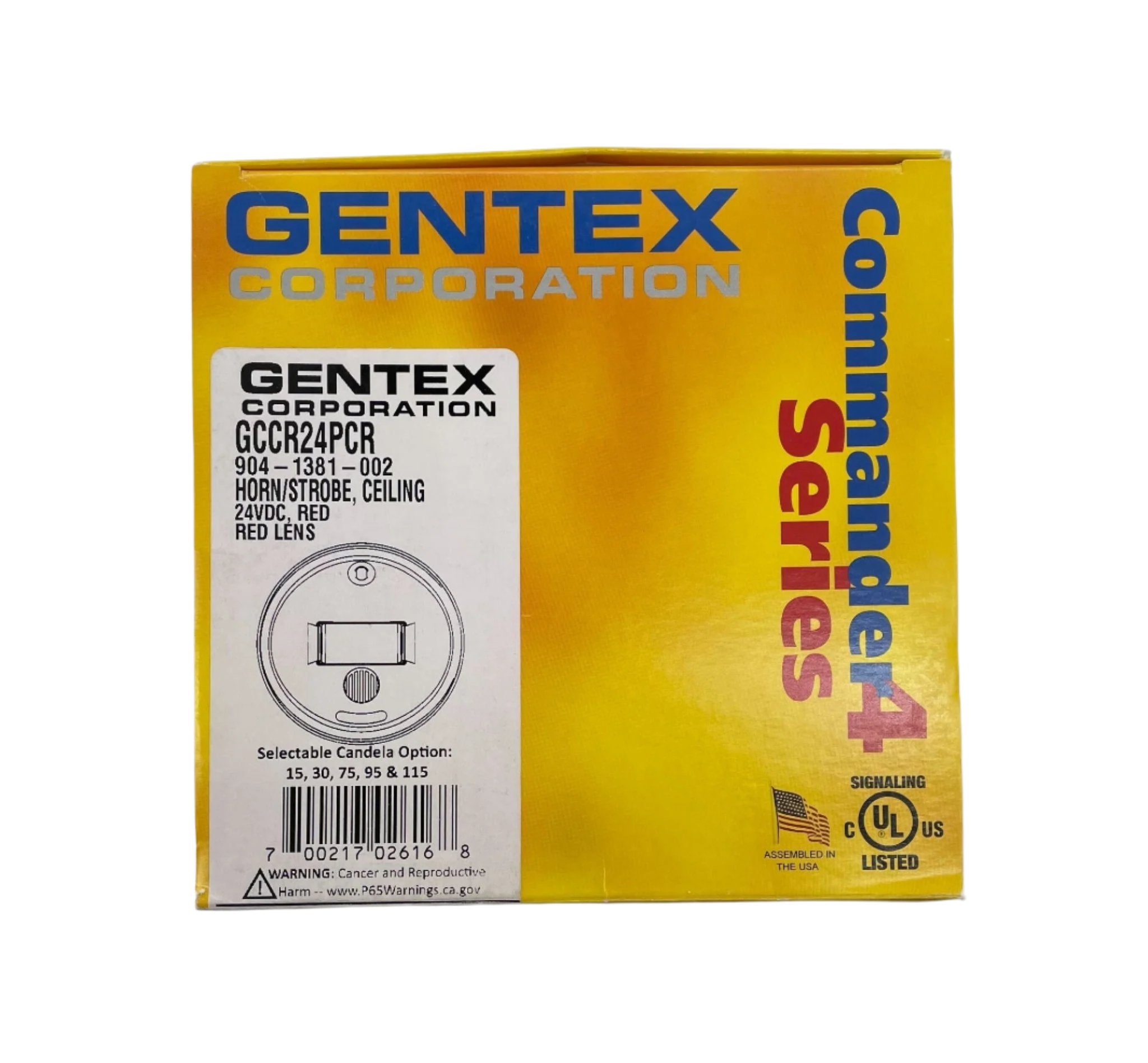 Gentex GCCR24PCR - The Fire Alarm Supplier