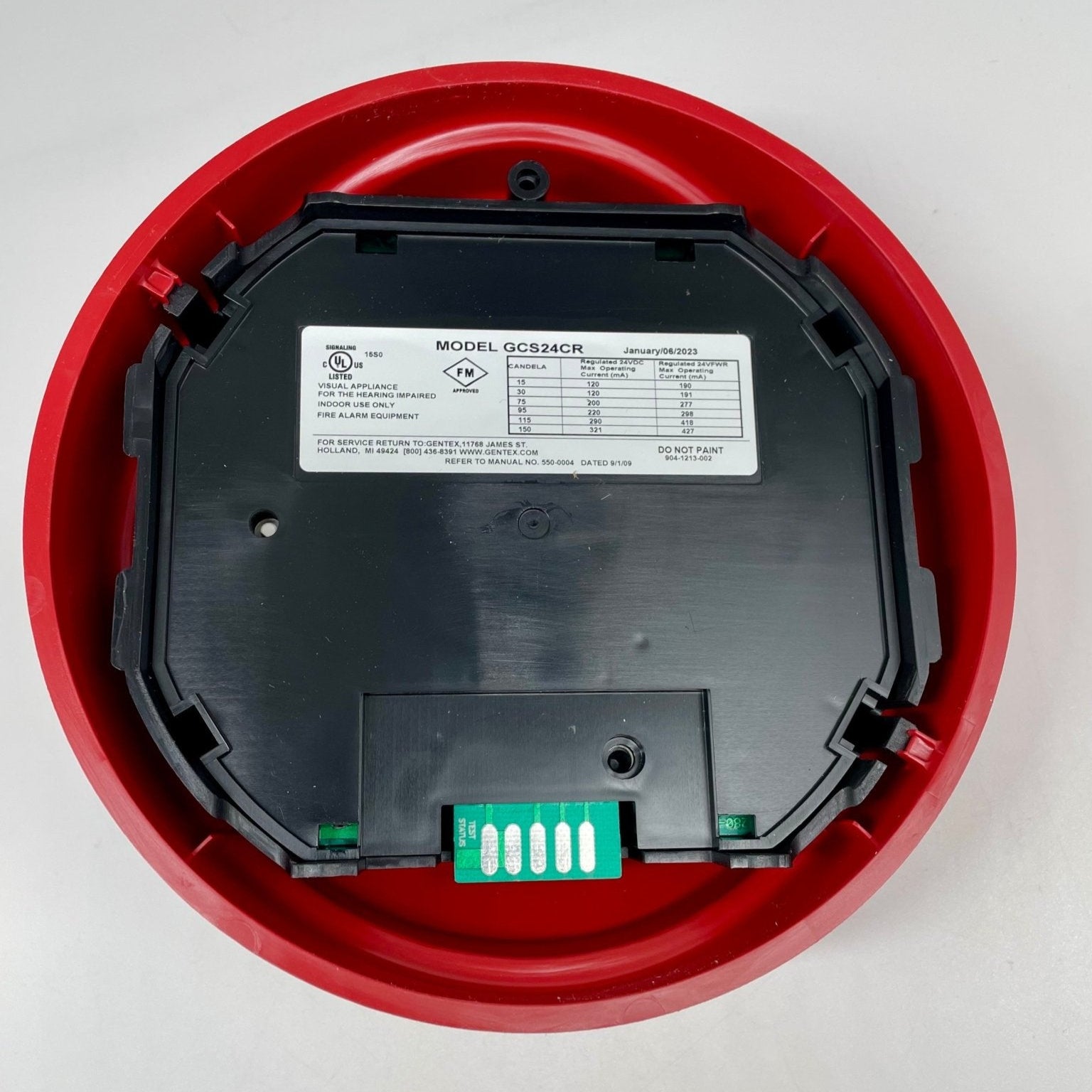 Gentex GCS24CR - The Fire Alarm Supplier