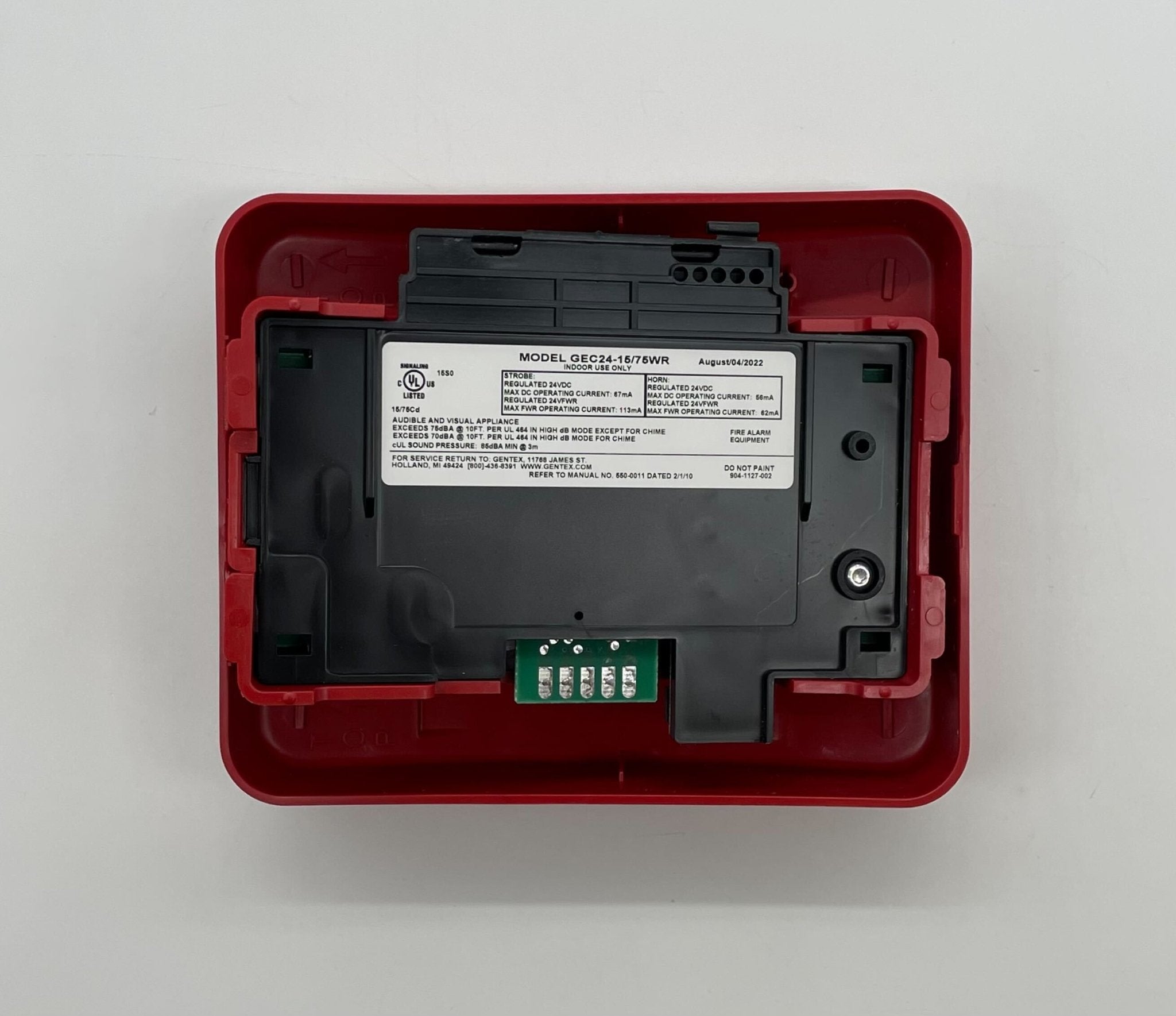 Gentex GEC24-1575WR - The Fire Alarm Supplier