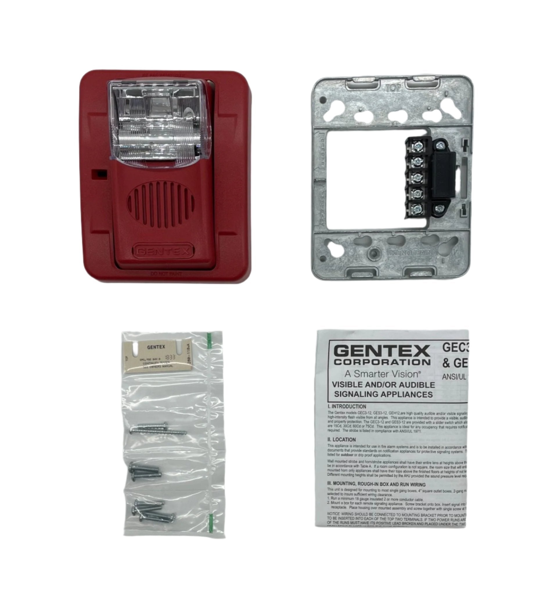 Gentex GEC3-12PWR - The Fire Alarm Supplier