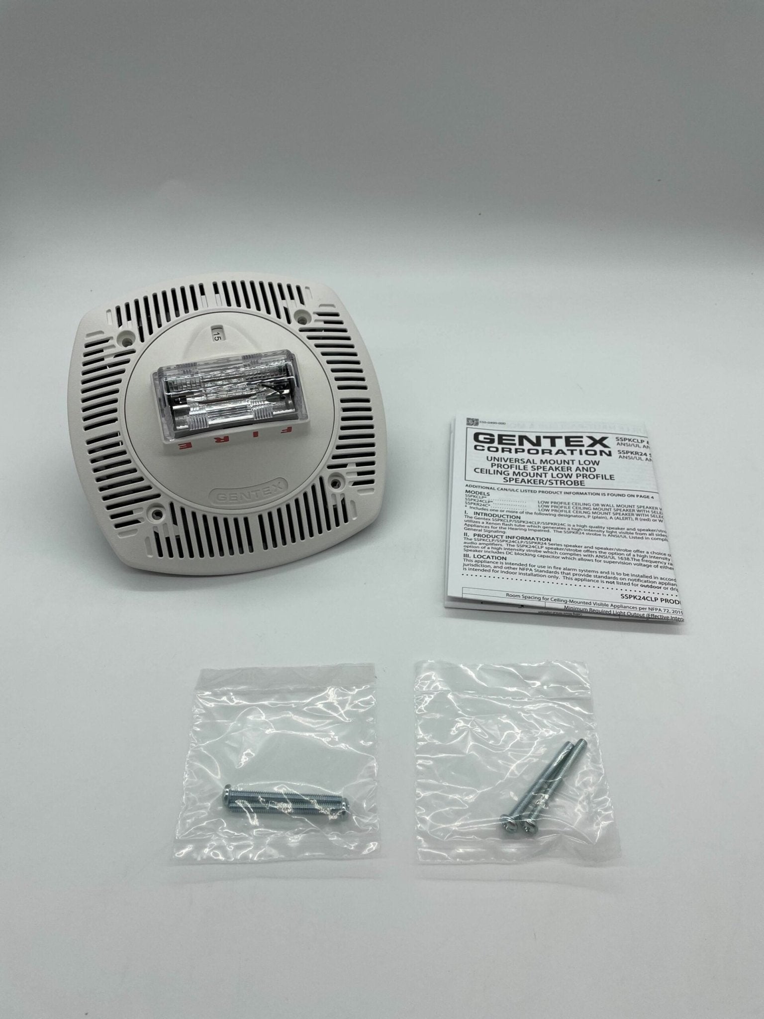 Gentex SSPK24CLPW - The Fire Alarm Supplier