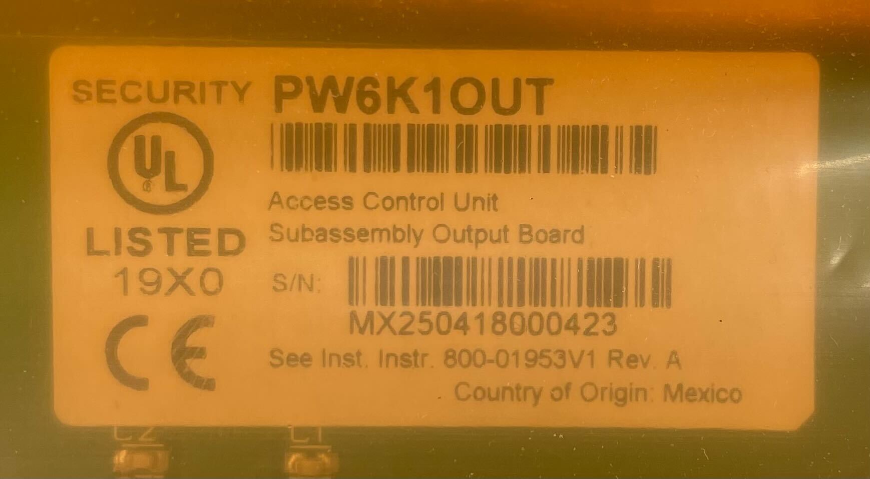 Honeywell PW6K1OUT - The Fire Alarm Supplier