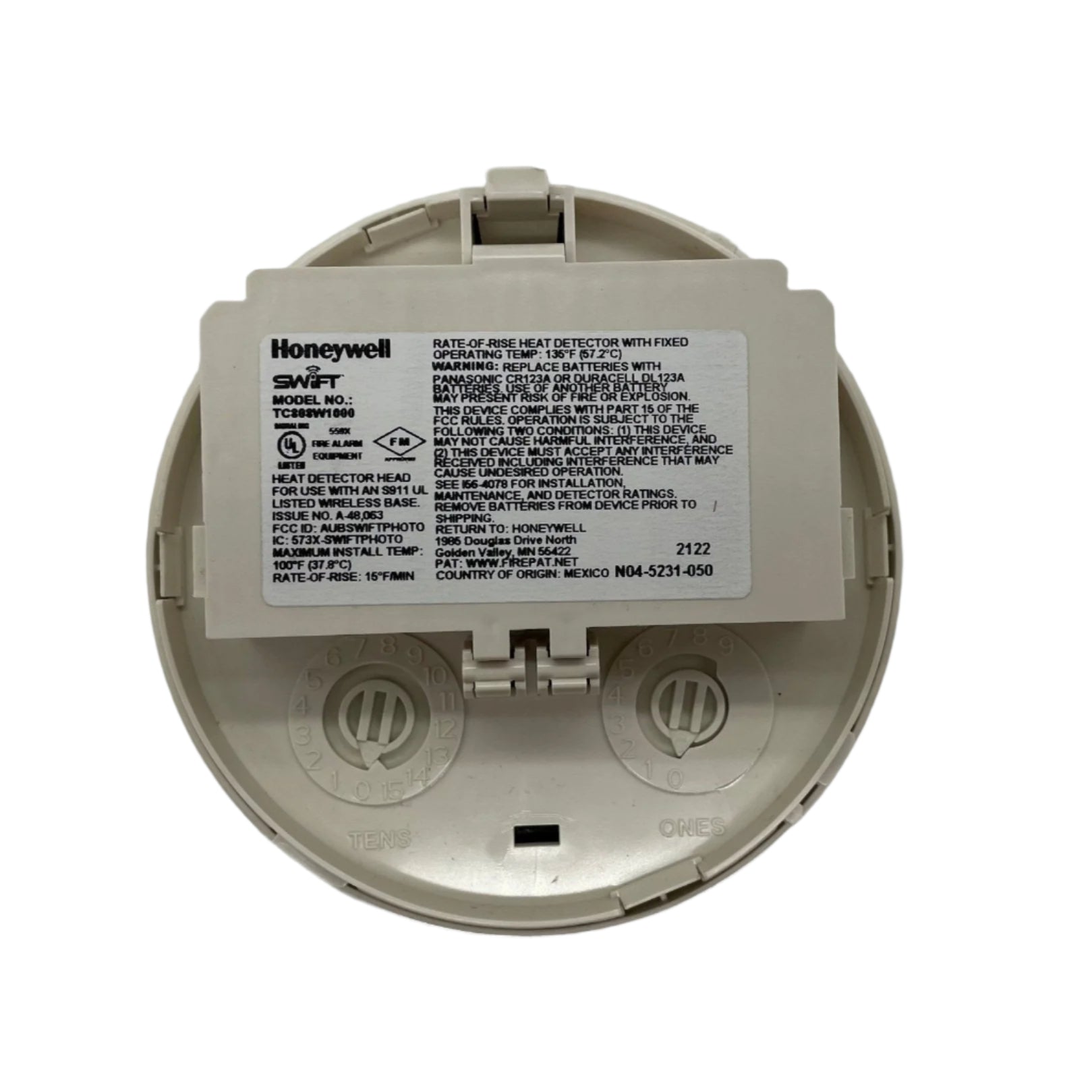 Honeywell TC808W1000 - The Fire Alarm Supplier