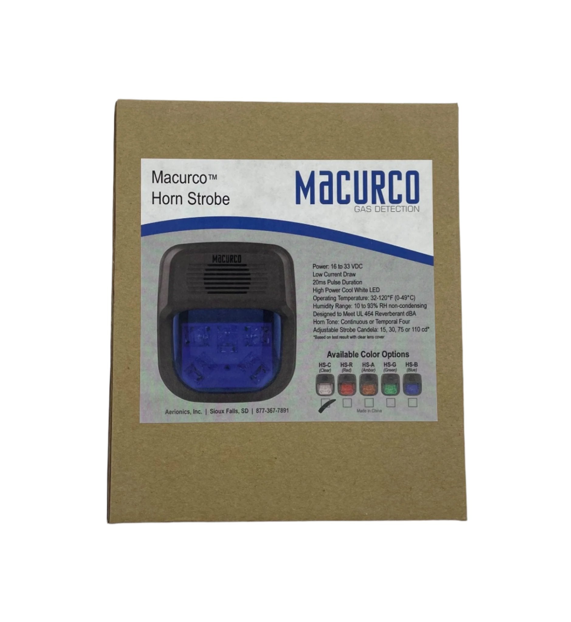 Macurco HS-C Horn Strobe Combo - The Fire Alarm Supplier