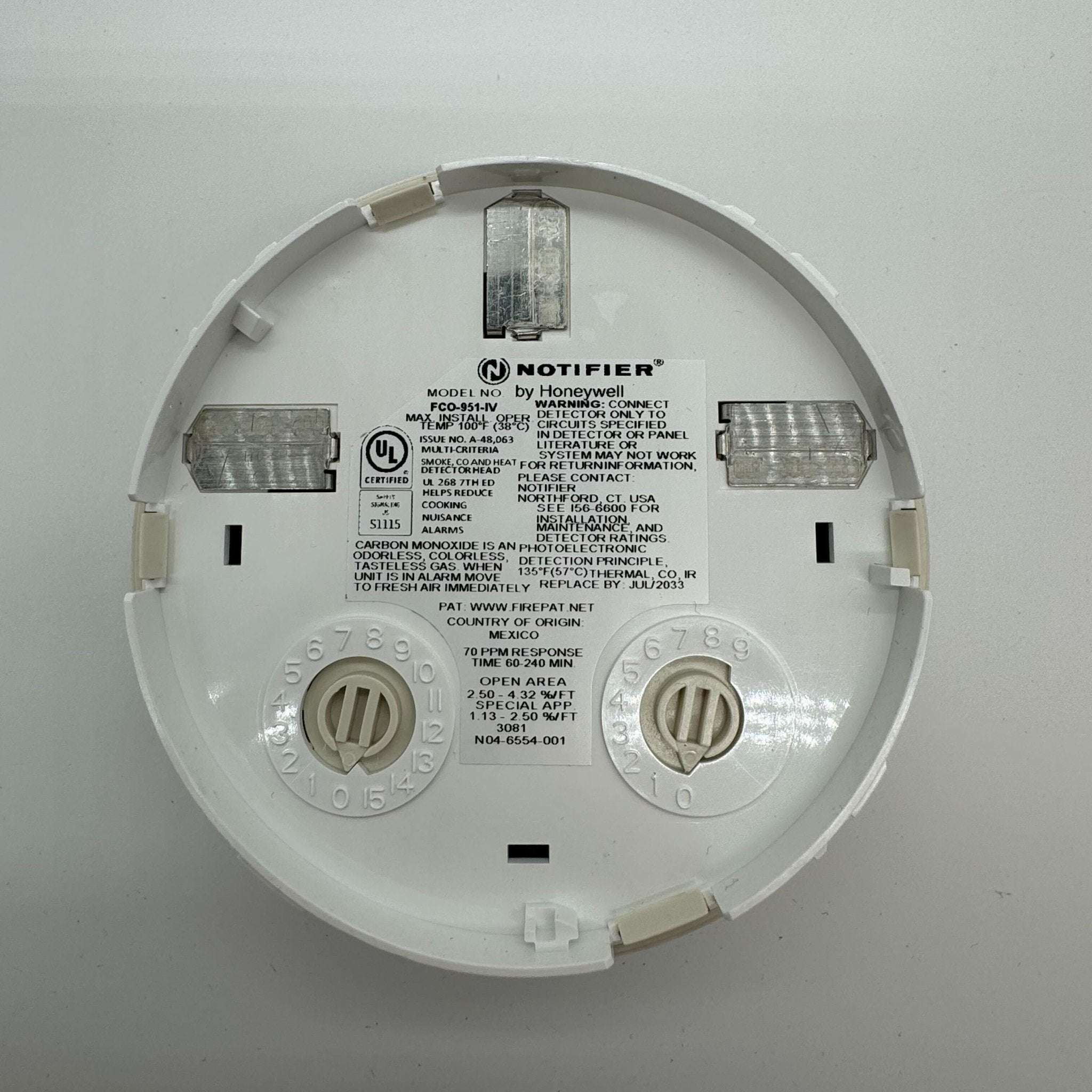 Notifier FCO-951-IV (Replaces FSC-851) - The Fire Alarm Supplier