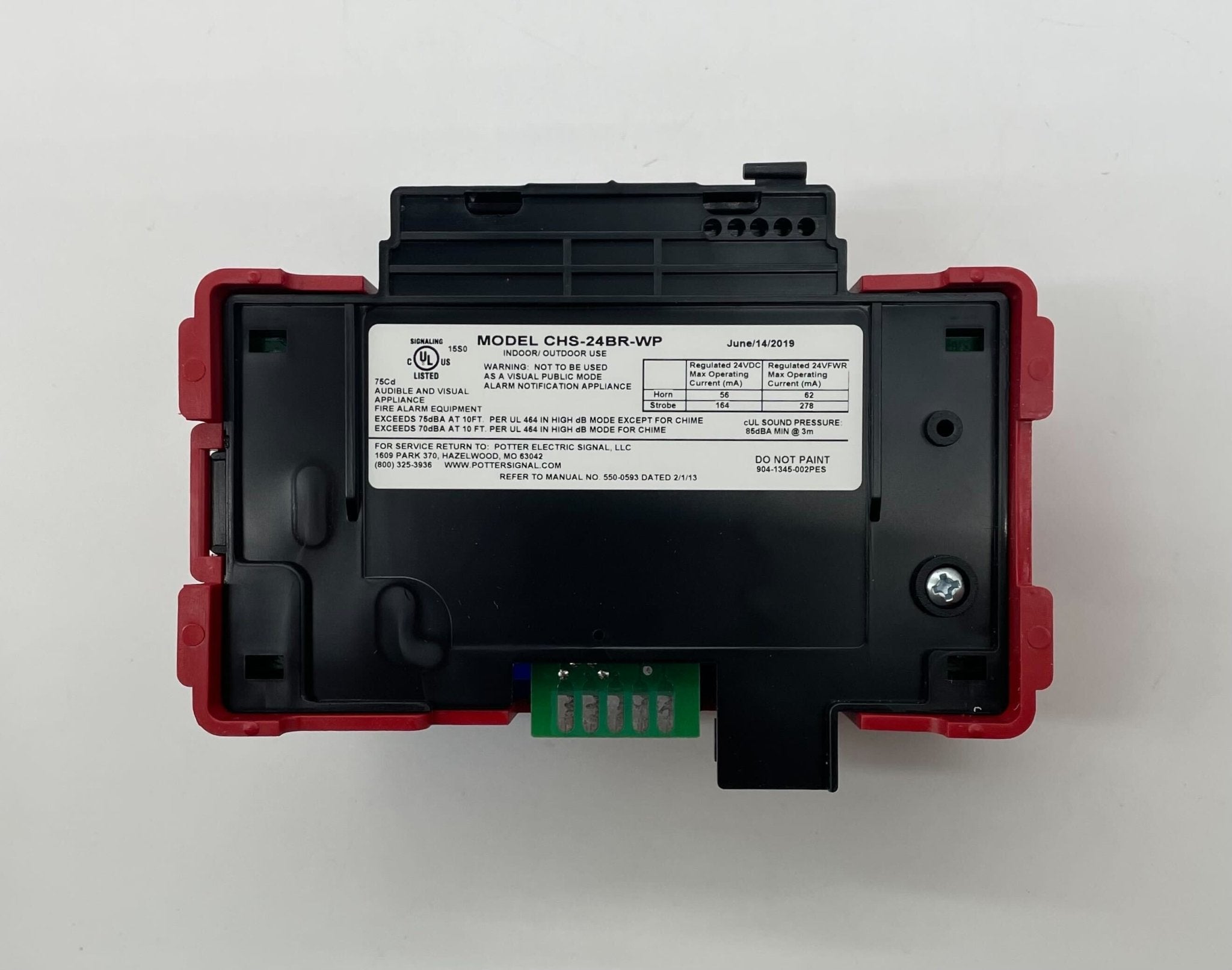 Potter CHS-24BR-WP - The Fire Alarm Supplier