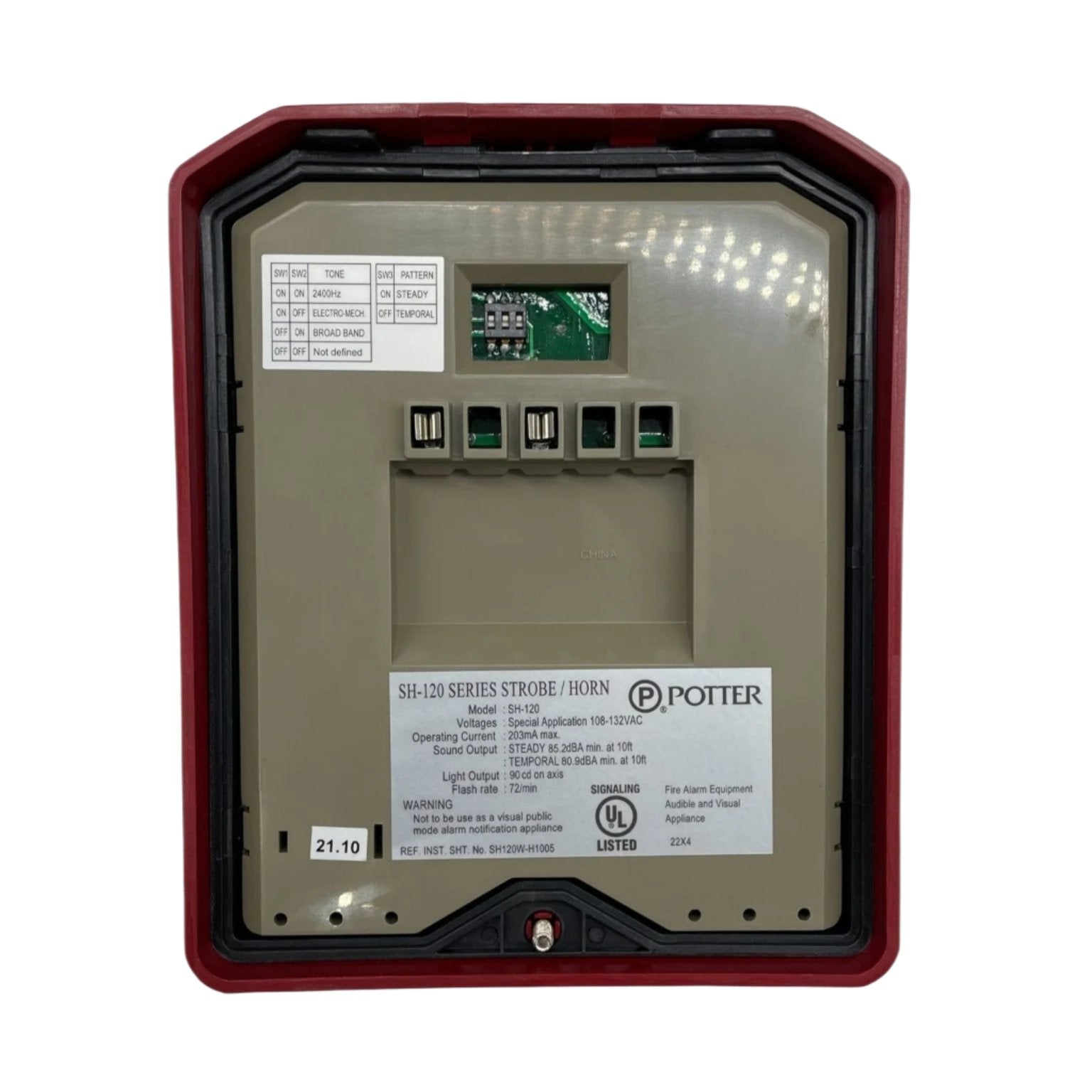 Potter SH-120R - The Fire Alarm Supplier