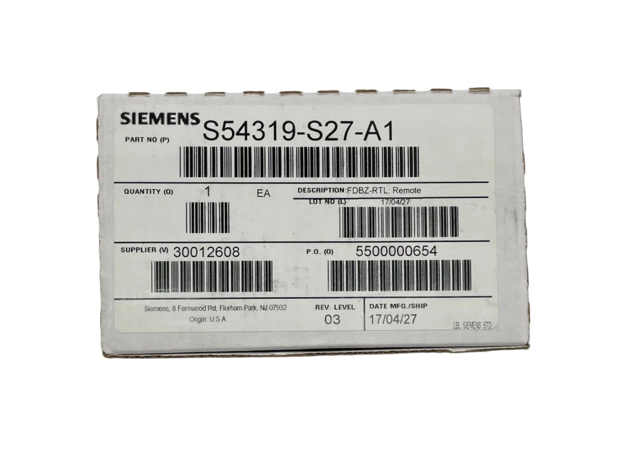 Siemens FDBZ-RTL Remote Alarm Indicator - The Fire Alarm Supplier