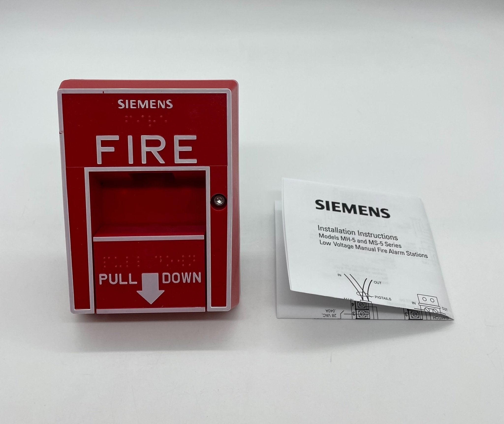 Siemens MS-51 Manual Pull Station Fire Alarm - The Fire Alarm Supplier