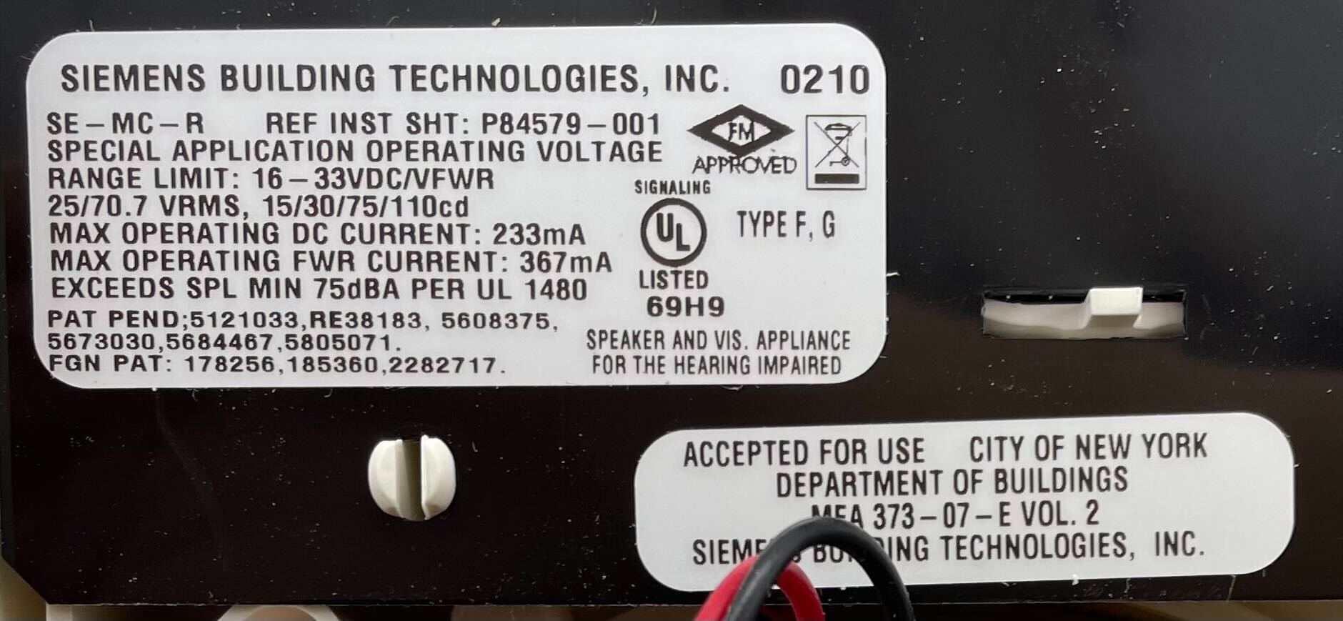 Siemens SE-MC-R Speaker Strobe Relay - The Fire Alarm Supplier