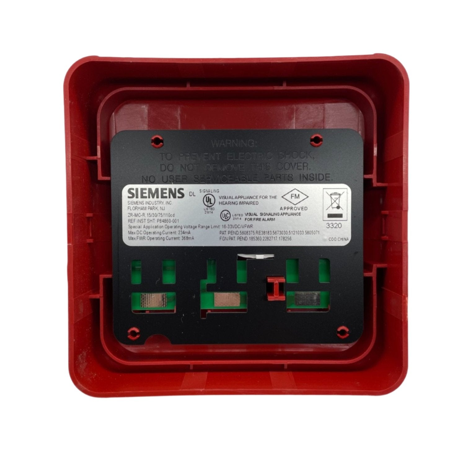 Siemens ZR-MC-R Strobe - The Fire Alarm Supplier