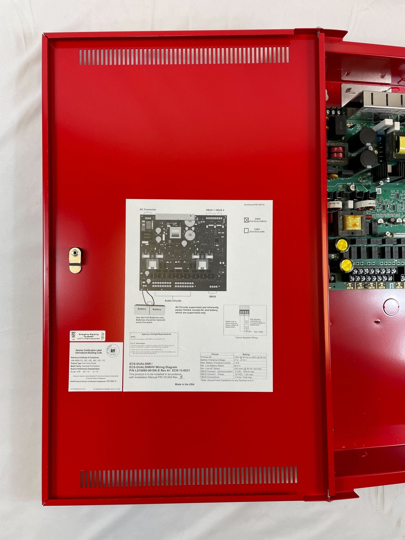 Silent Knight ECS-DUAL50WHV - The Fire Alarm Supplier