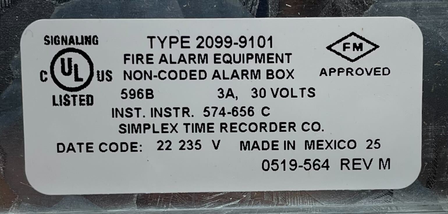 Simplex 2099-9101 - The Fire Alarm Supplier