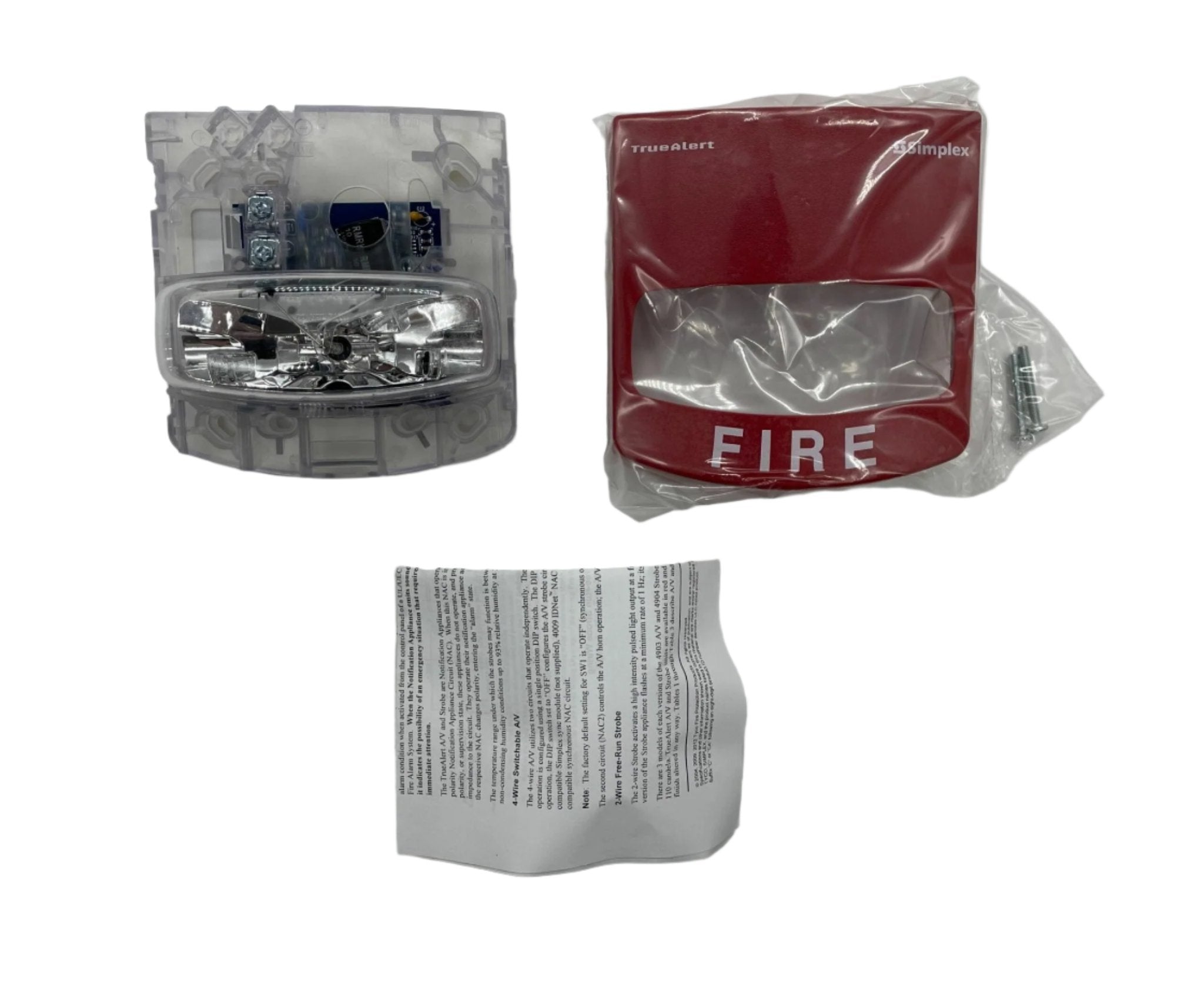 Simplex 4904-9169 Red Non-Addressable Strobe - The Fire Alarm Supplier