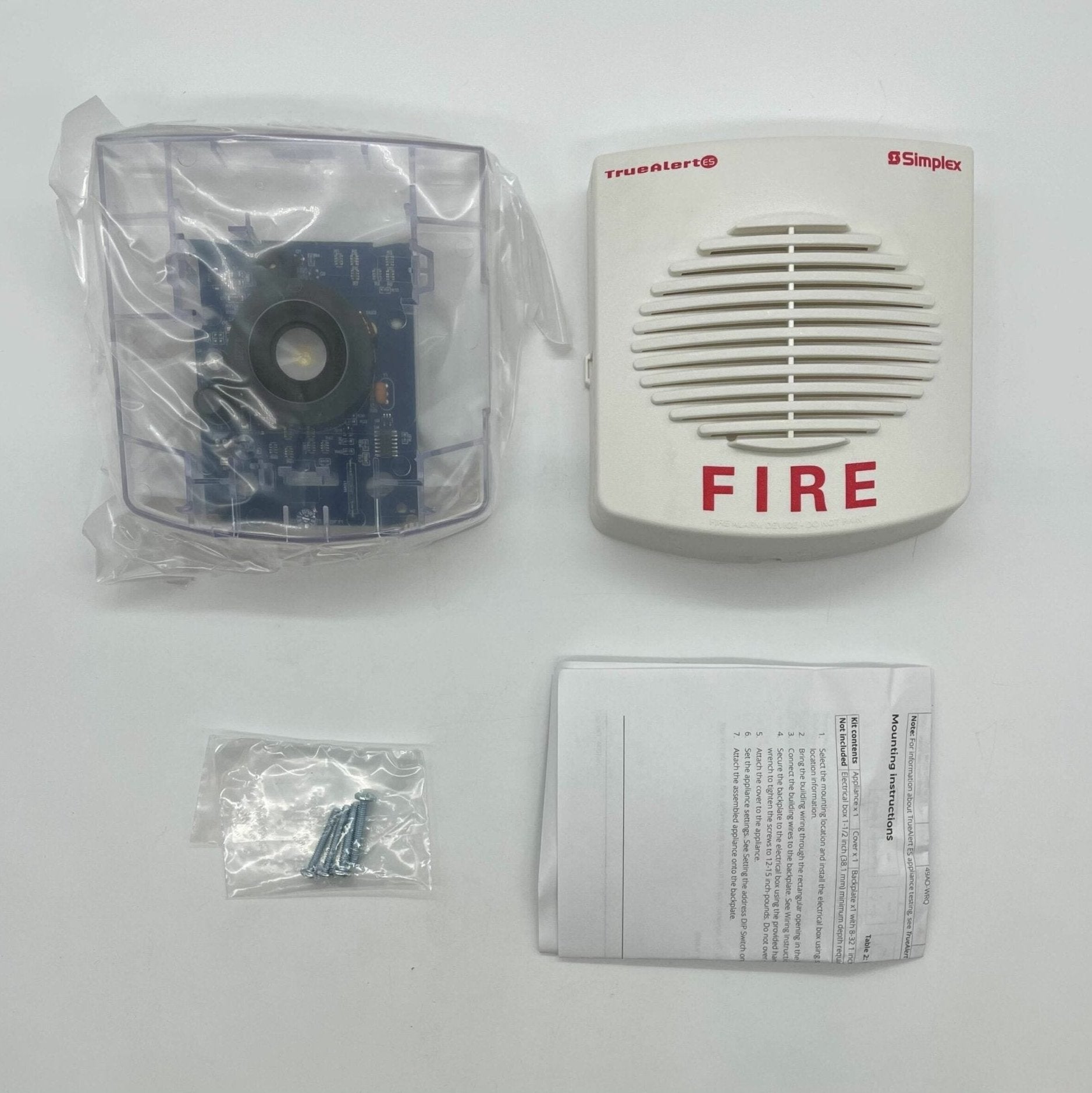 Simplex 49AO-WWF Wall Mount Speaker - The Fire Alarm Supplier