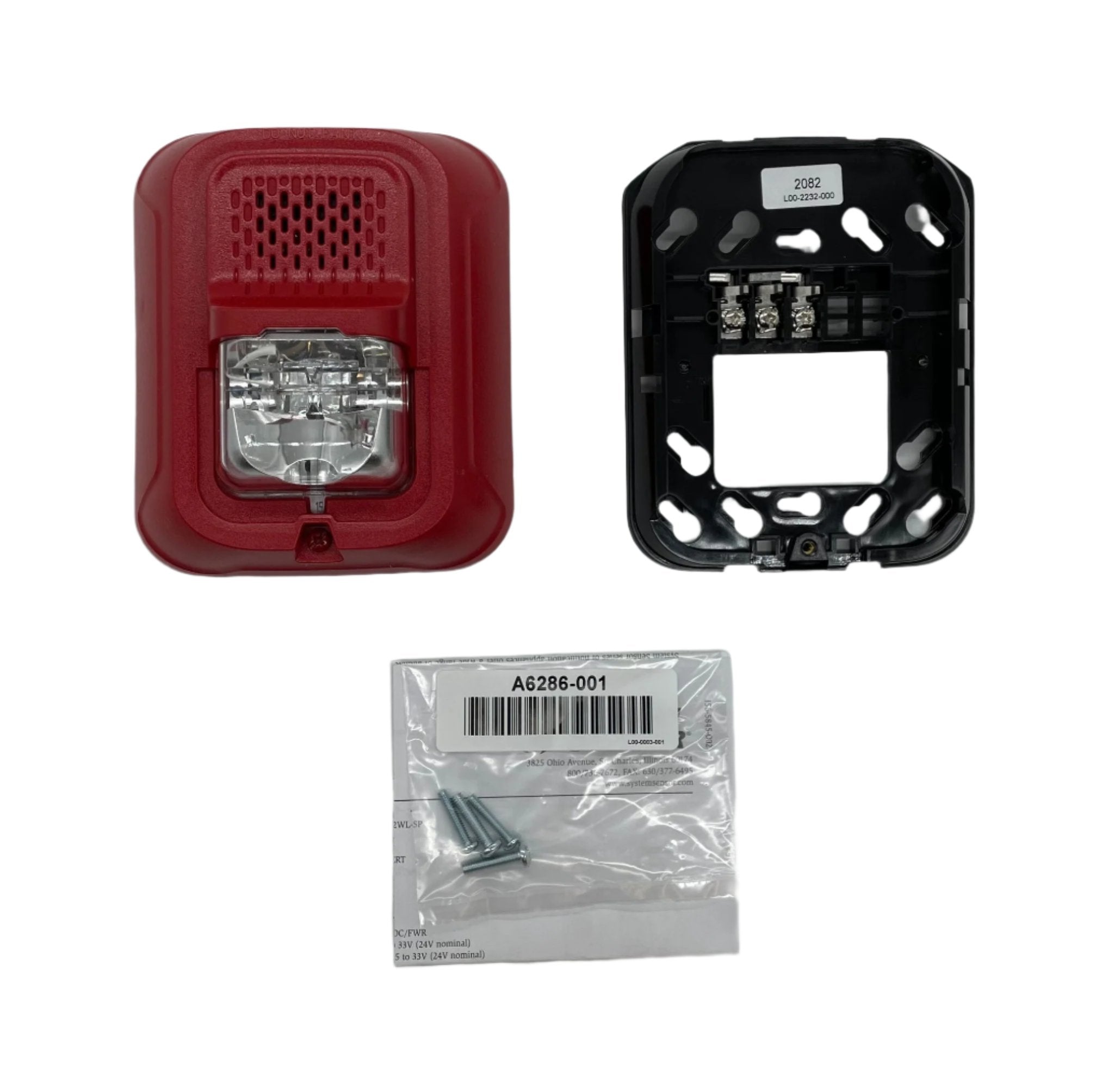 System Sensor CHSRL Chime/Strobe, 12/24 Volt - The Fire Alarm Supplier