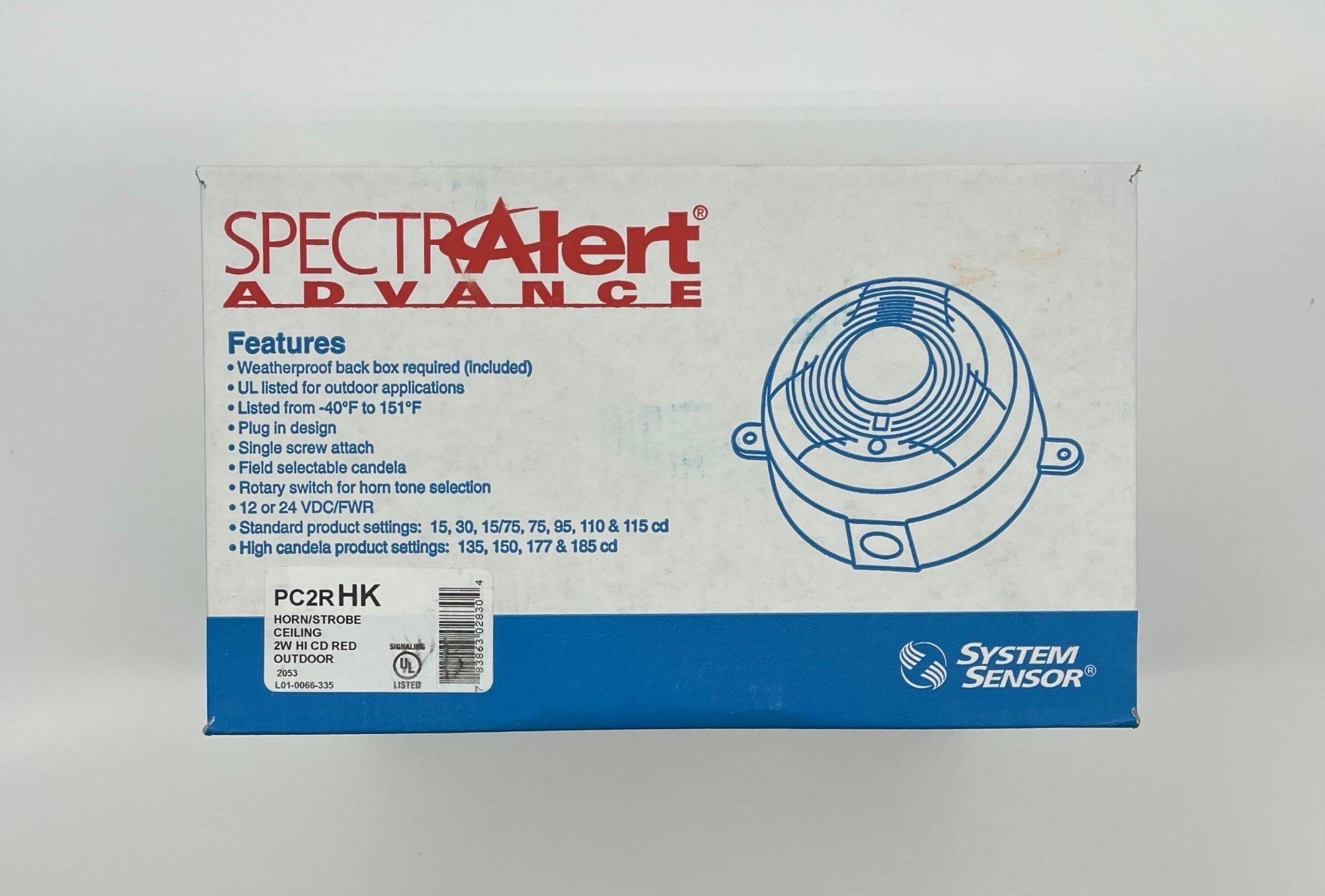 System Sensor PC2RHK - The Fire Alarm Supplier