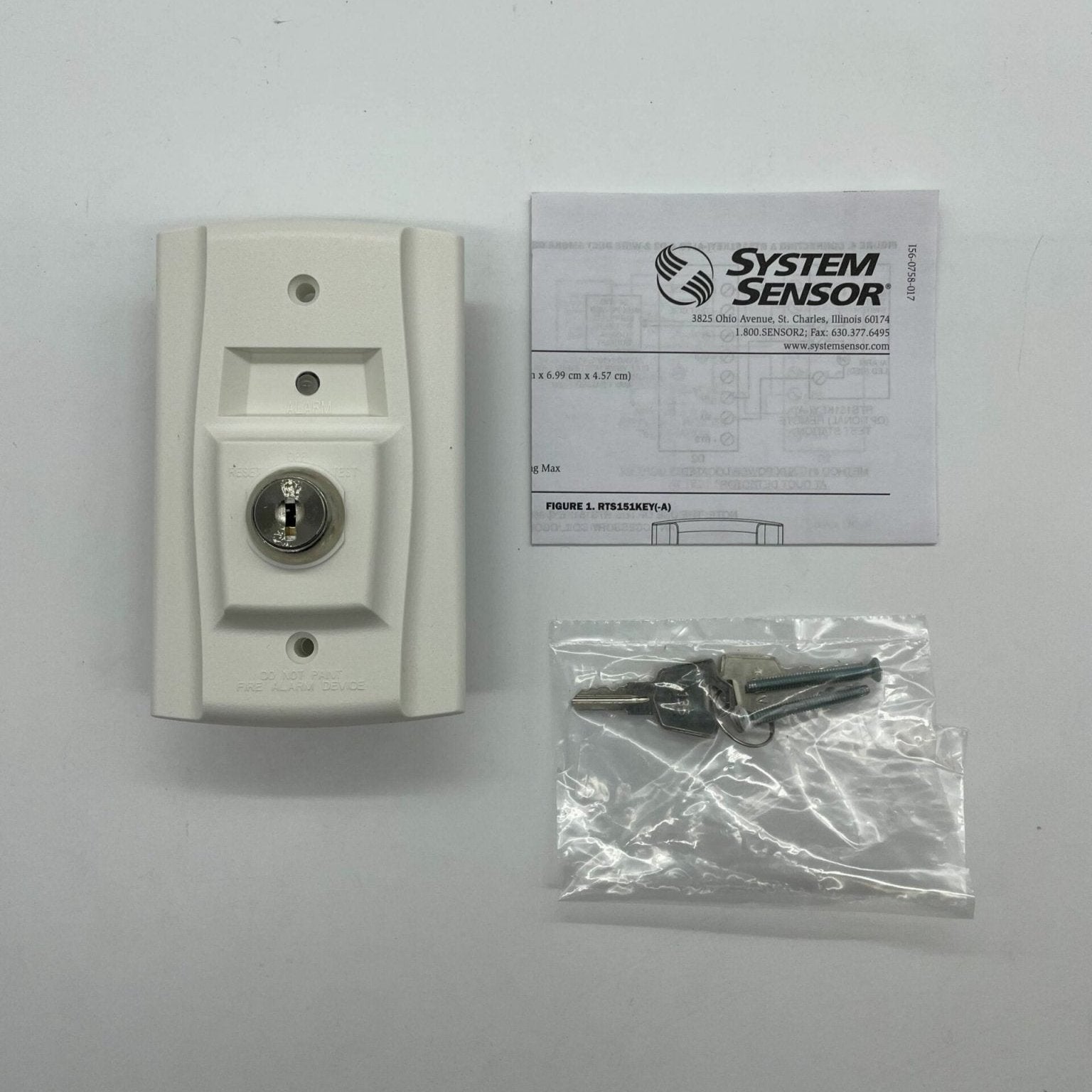 System Sensor RTS151KEY - The Fire Alarm Supplier