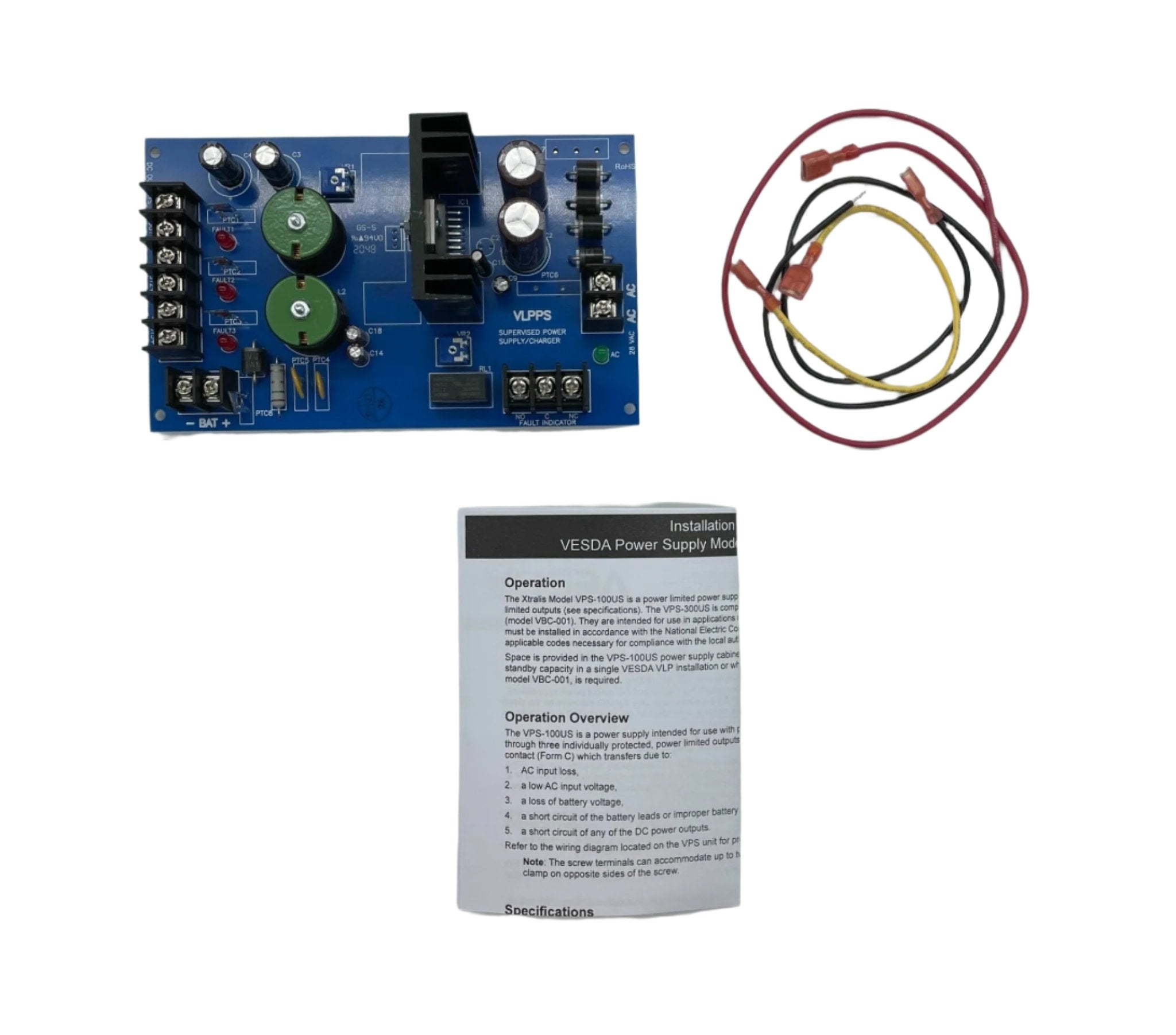 Vesda VSP-100US-PCB Power Supply Circuit Board Only - The Fire Alarm Supplier