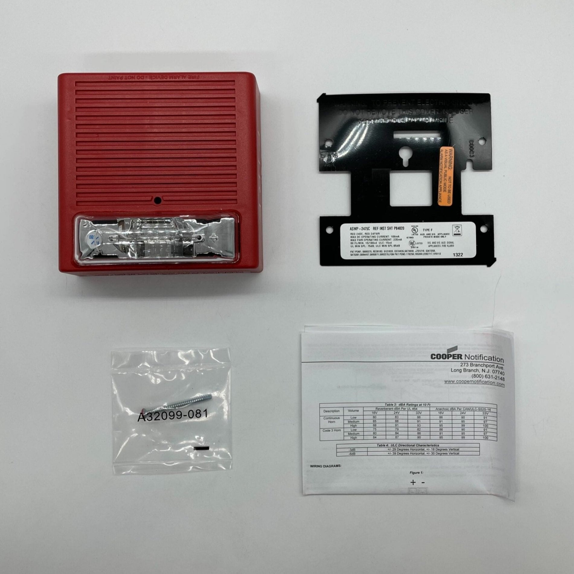 Wheelock ASWP-2475C-FR - The Fire Alarm Supplier