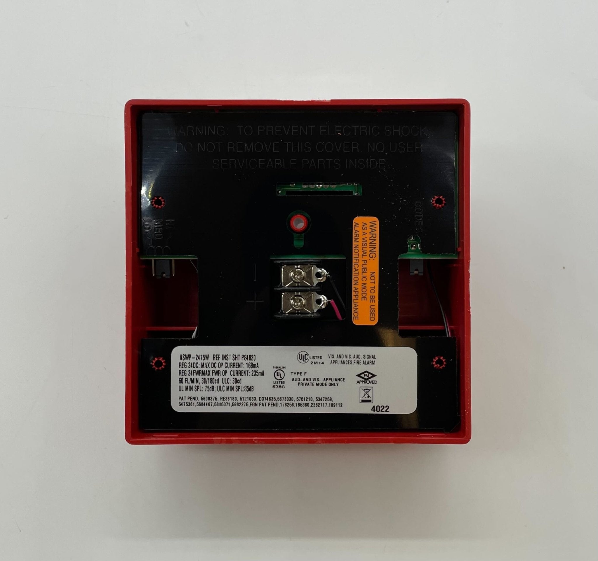 Wheelock ASWP-2475W-NR - The Fire Alarm Supplier