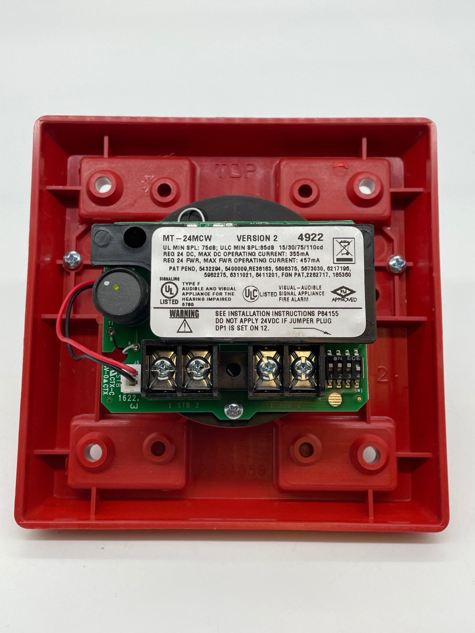 Wheelock MT-24MCW-AR 8-Tone Strobe Wall - The Fire Alarm Supplier