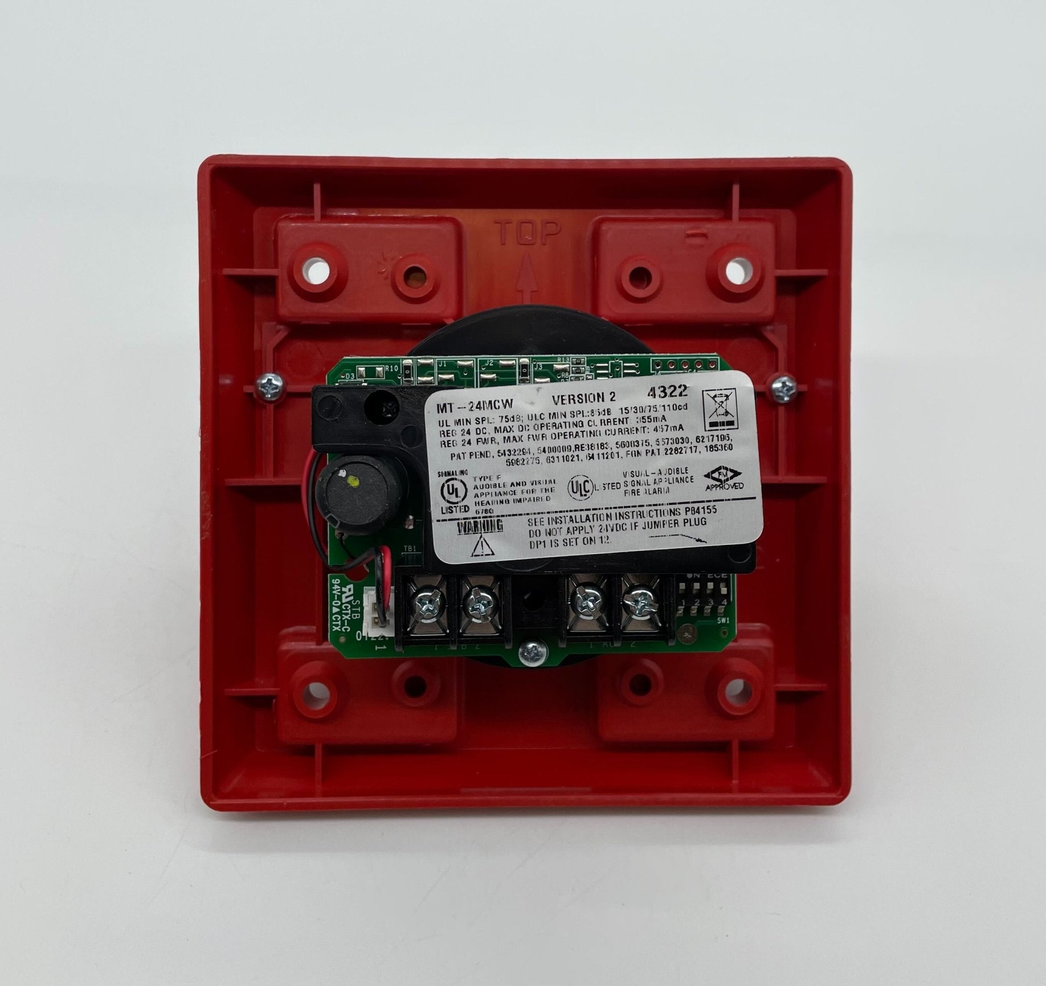 Wheelock MT-24MCW-FR 8-Multitone Strobe Wall - The Fire Alarm Supplier