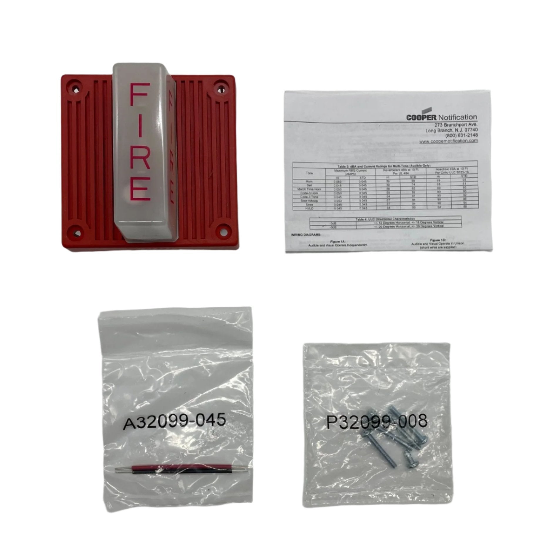 Wheelock MT4-115-WH-VFR - The Fire Alarm Supplier