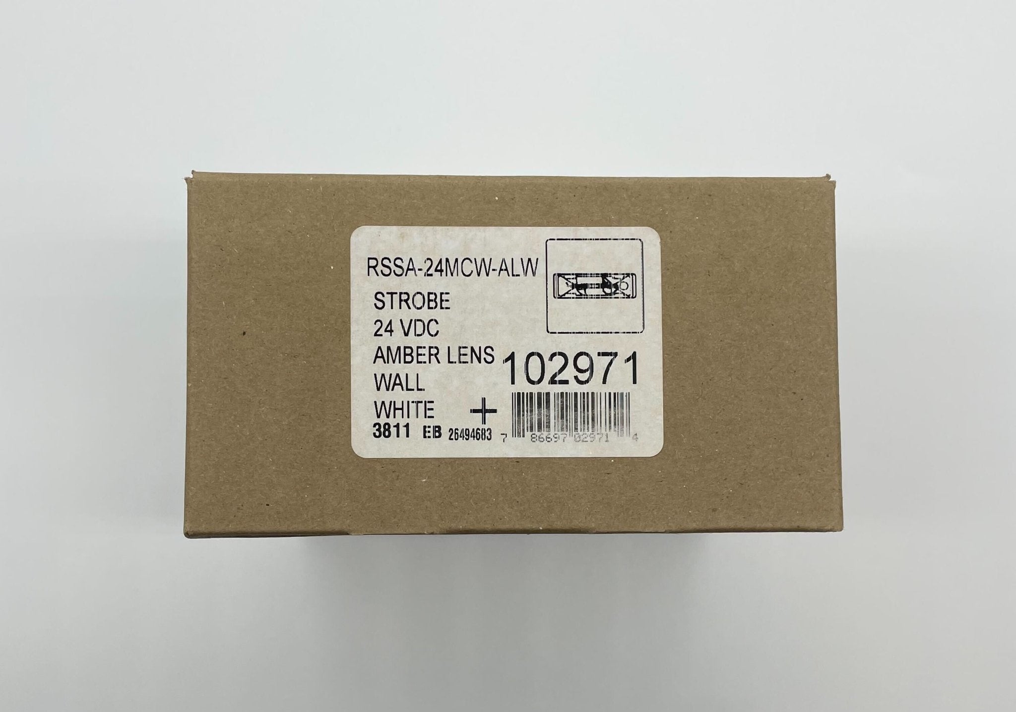 Wheelock RSSA-24MCW-ALW Wall Strobe Amber Lens - The Fire Alarm Supplier