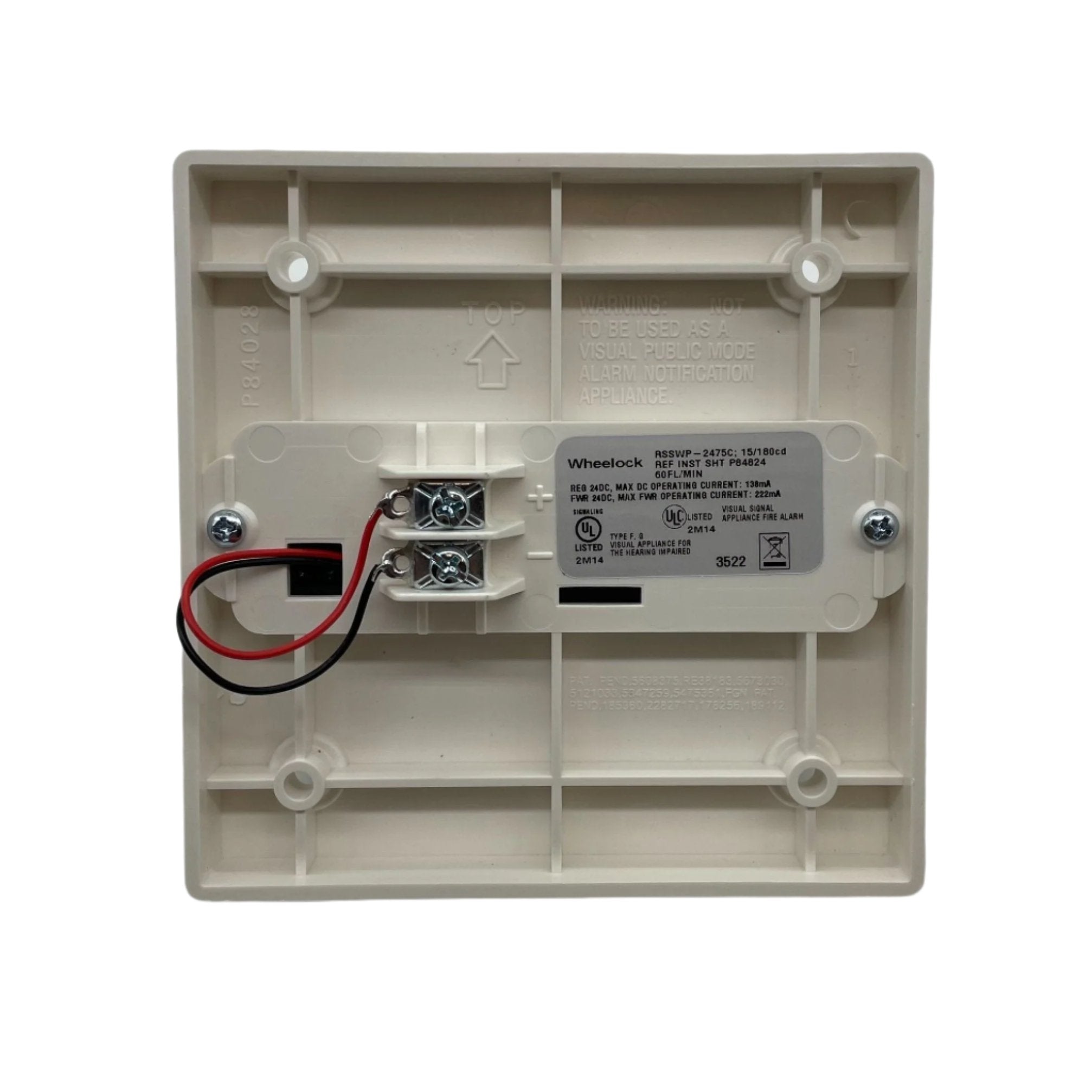 Wheelock RSSWP-2475C-FW - The Fire Alarm Supplier