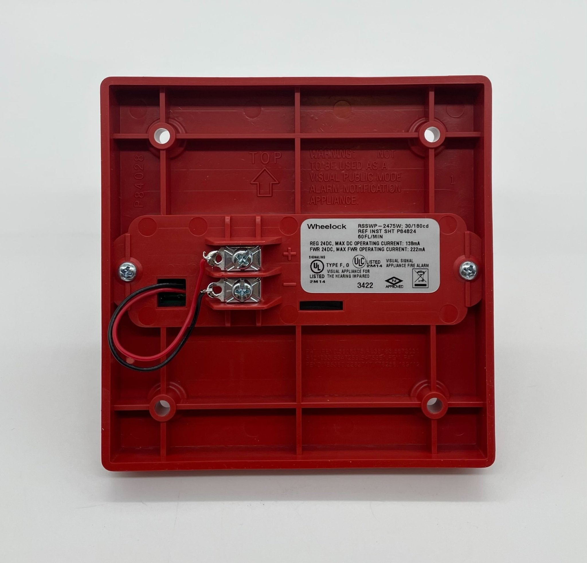 Wheelock RSSWP-2475W-ALR - The Fire Alarm Supplier