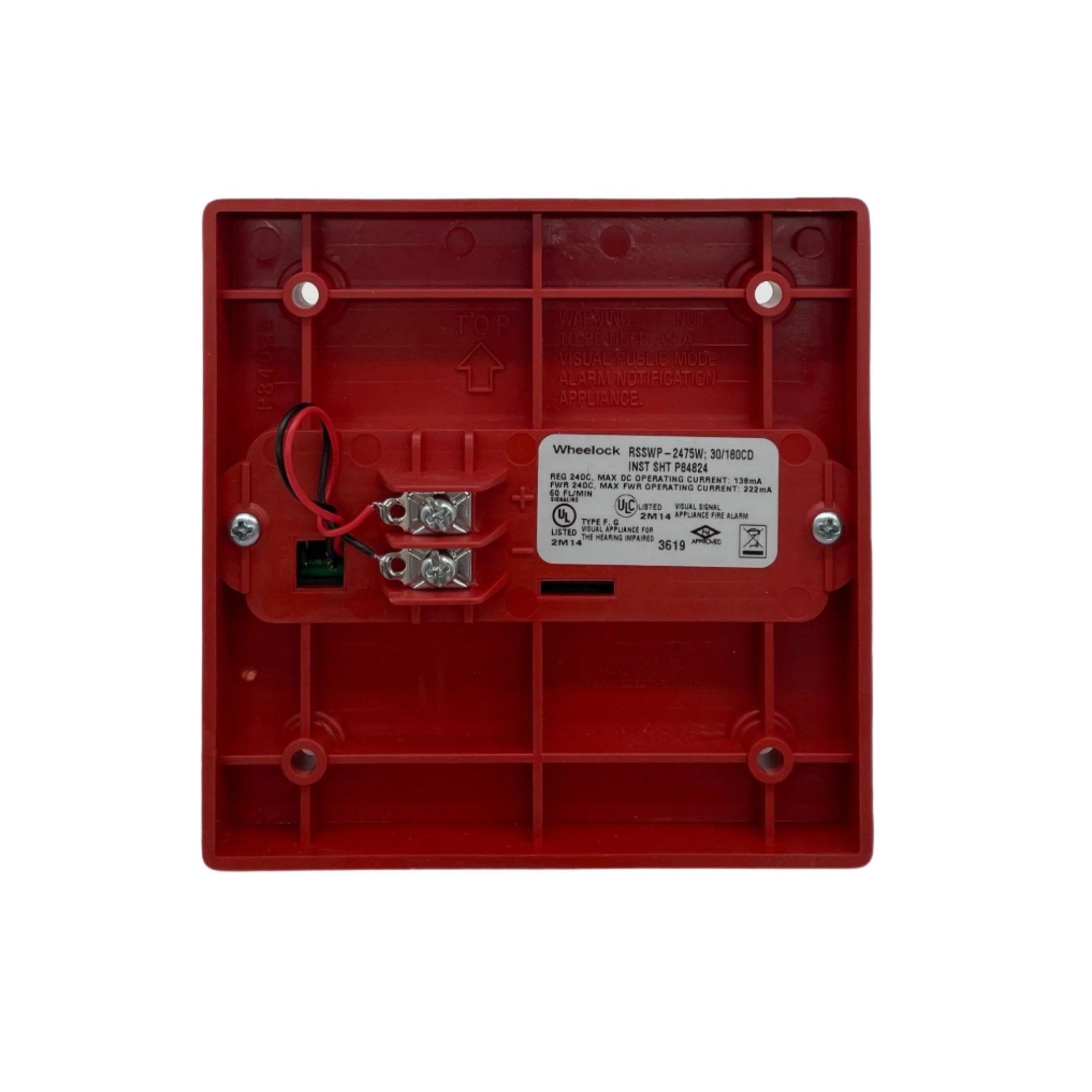 Wheelock RSSWP-2475W-FR - The Fire Alarm Supplier