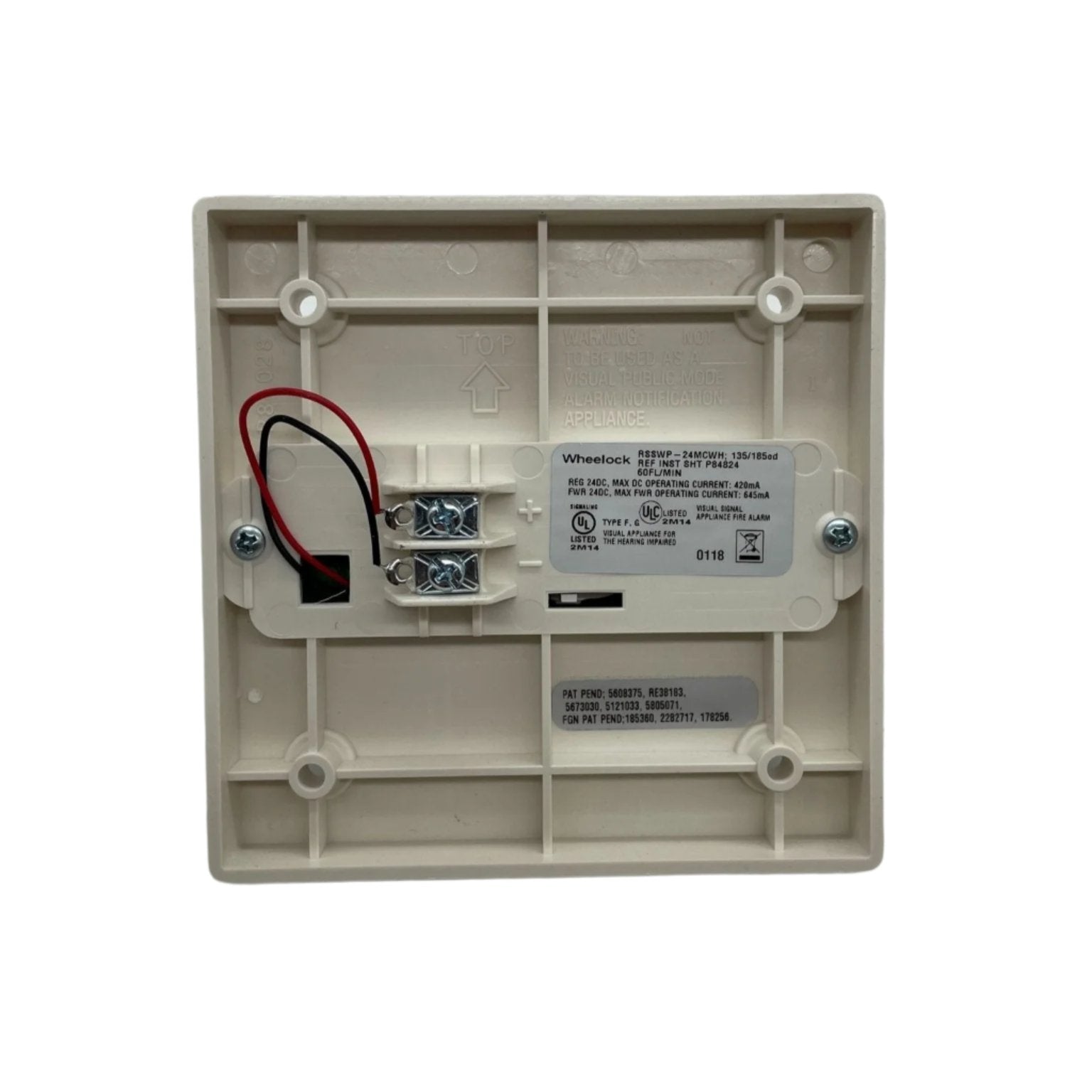 Wheelock RSSWP-24MCWH-FW - The Fire Alarm Supplier