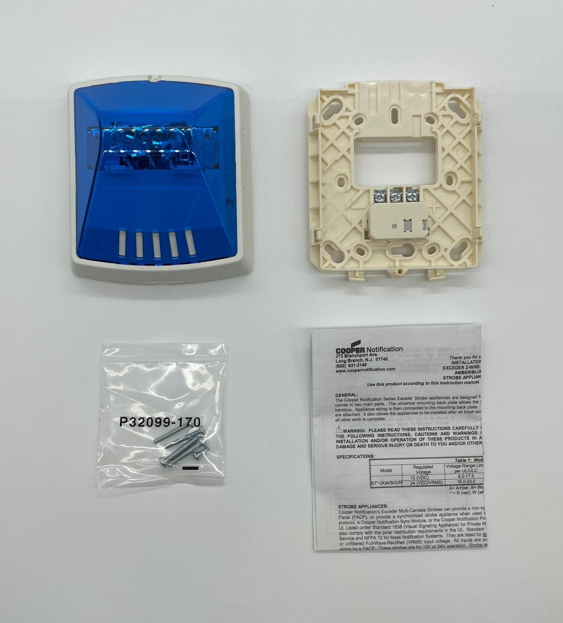 Wheelock STW-NB Blue Strobe - The Fire Alarm Supplier